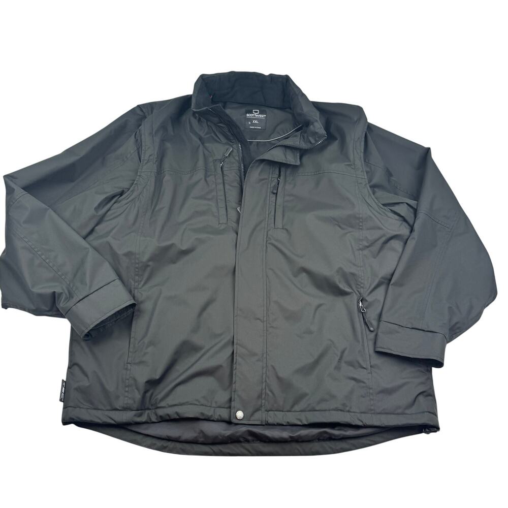 SCOTTeVest TEC Travel Pickpocket Proof Tech Compartment Jacket Men's Size XXL